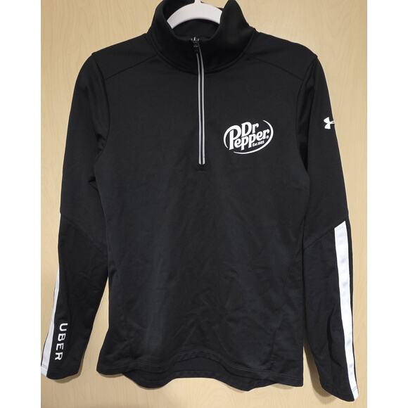 Under Armour Loose Fit Zip Black Large Dr Pepper Uber Size Medium - Picture 2 of 9